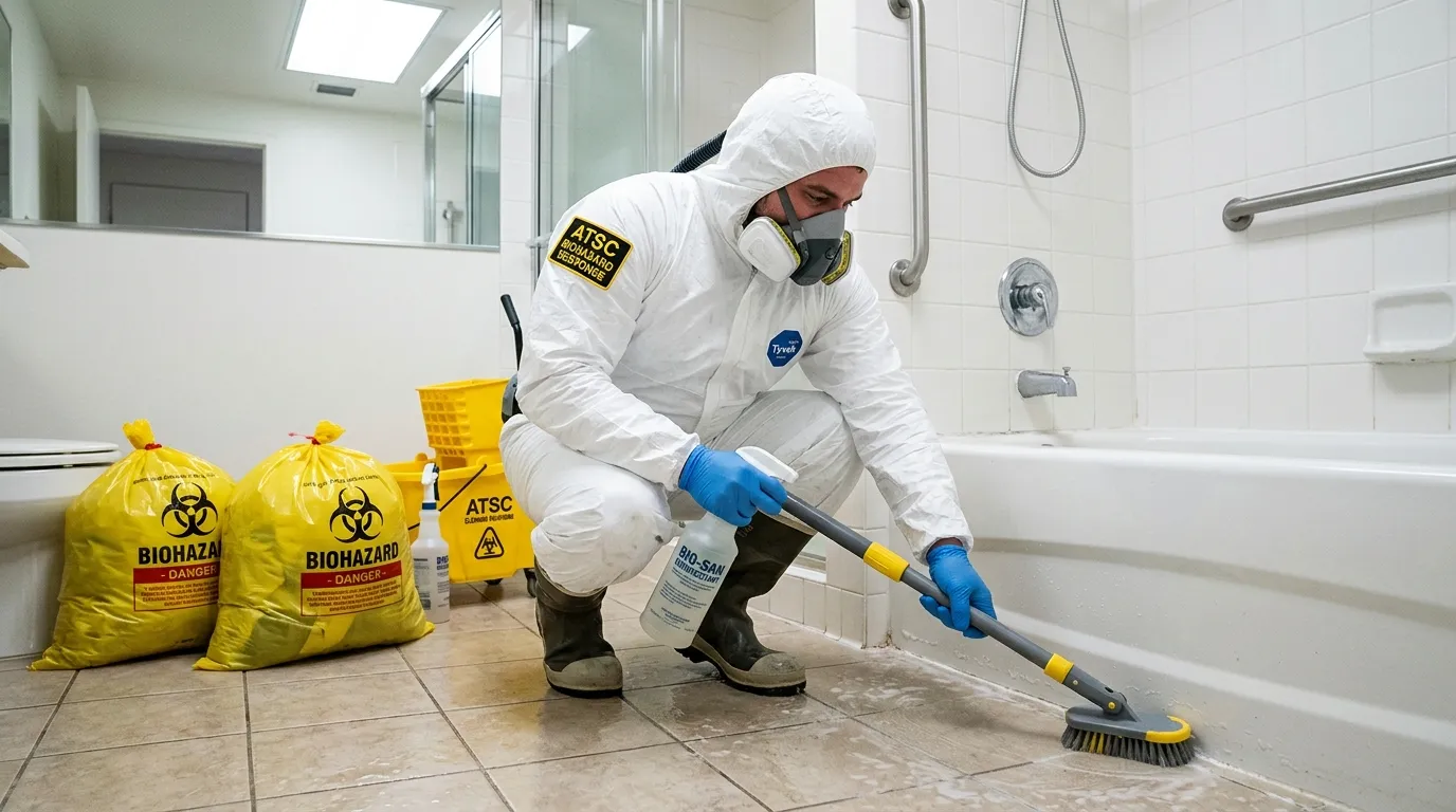 Decontamination equipment deployed for Blood Cleanup in Roseland